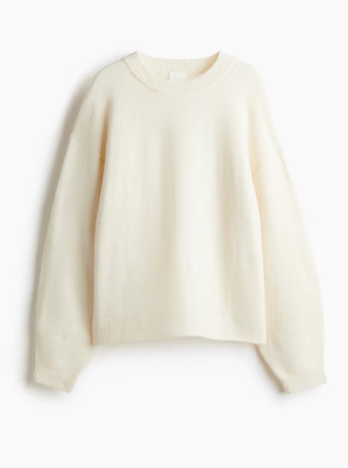 Pletený svetr, H&M, 479 Kč
