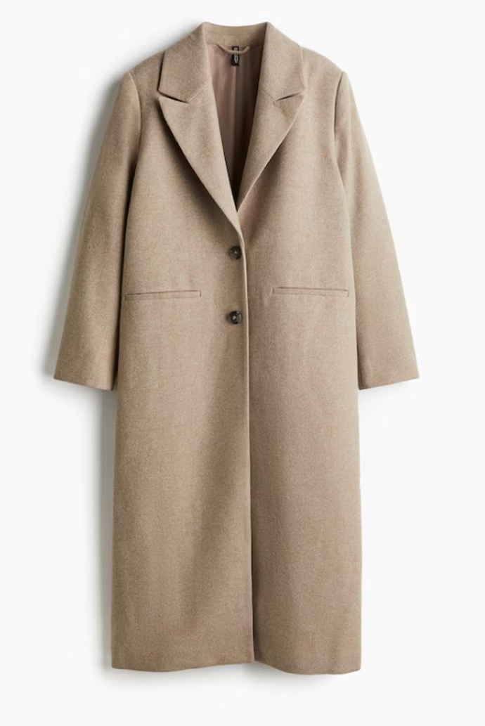 Jednořadový kabát, H&M, 1 699 Kč
