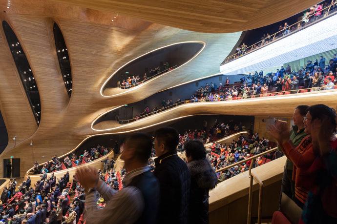 Navržena tak, aby splývala s okolními mokřady, Harbinská opera připomíná sněhovou dunu vyrůstající z krajiny. Architekt Ma Yansong popisuje svůj záměr jako snahu vytvořit budovu, která odráží ducha zimní přírody a zároveň slouží jako kulturní středisko.
