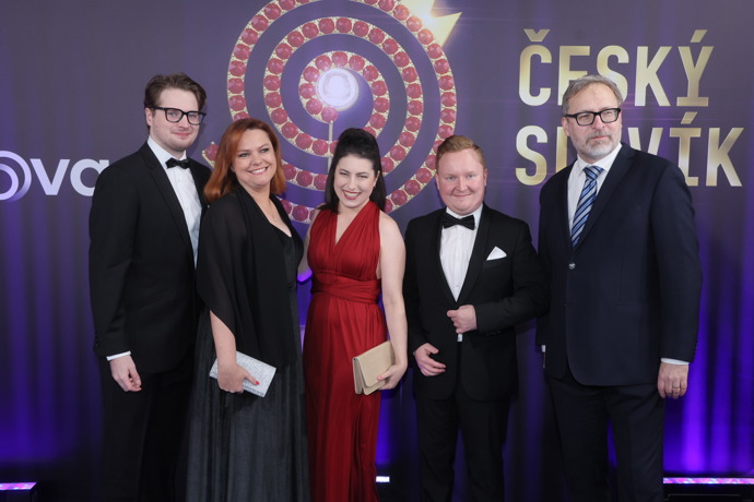 "Lovci" z Na lovu! Libor Šimůnek, Dagmar Jandová, Viktorie Mertová, Václav Slabyhoudek a Jiří Martínek
