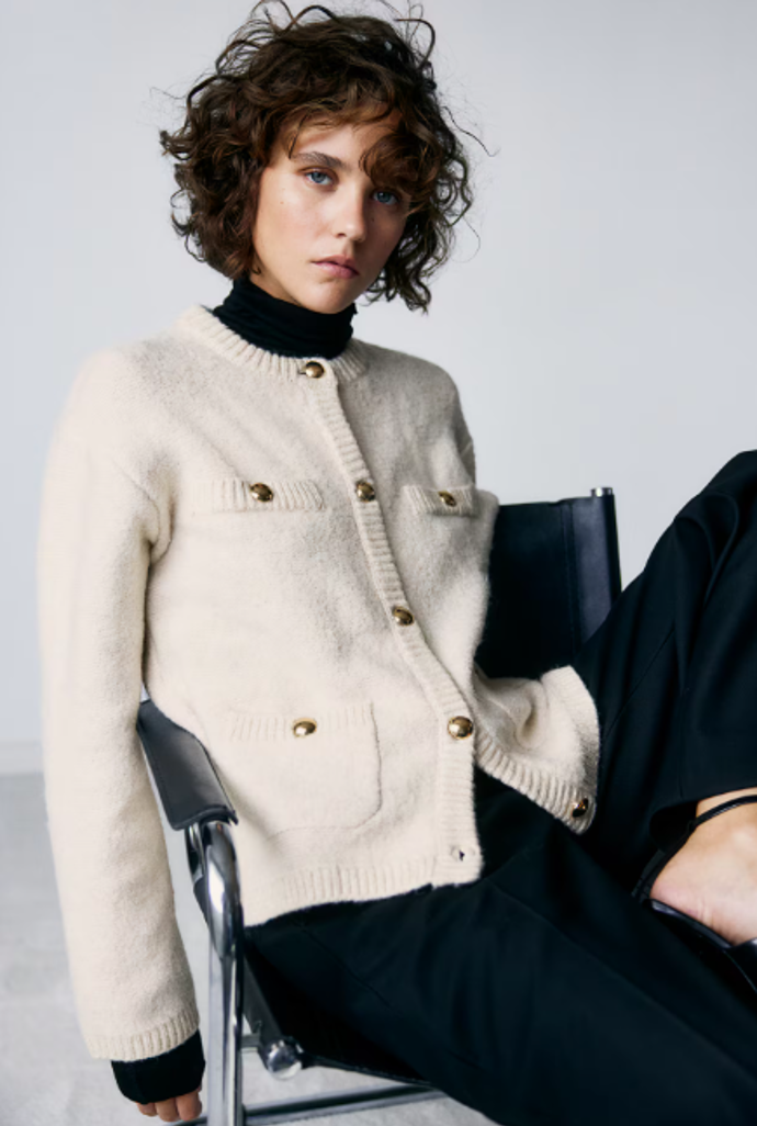 Kardigan, H&M, 1199 Kč
Kardigan, H&M, 1199 Kč