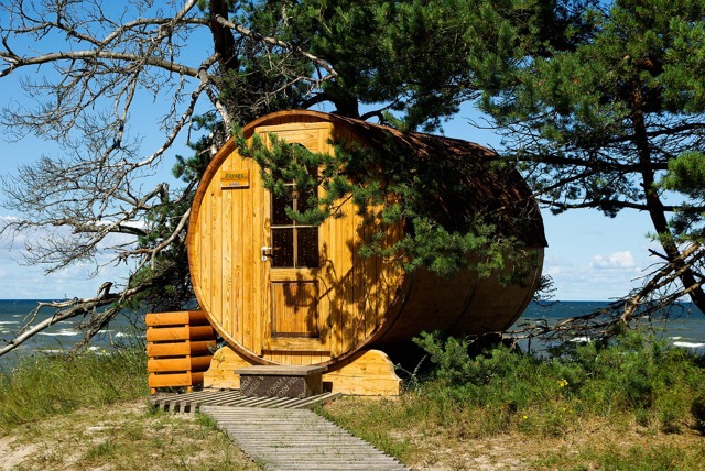 Sauna v přírodě