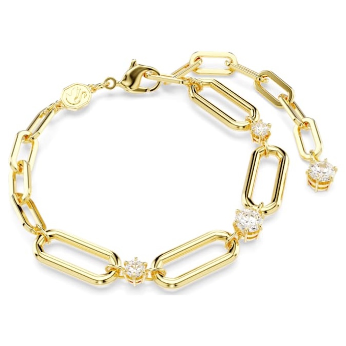 Náramek Constella Bílá, Pokoveno ve zlatém odstínu, Swarovski, 3690 Kč
