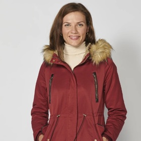 Zimní bordó parka, Koroshi, 2 499 Kč
