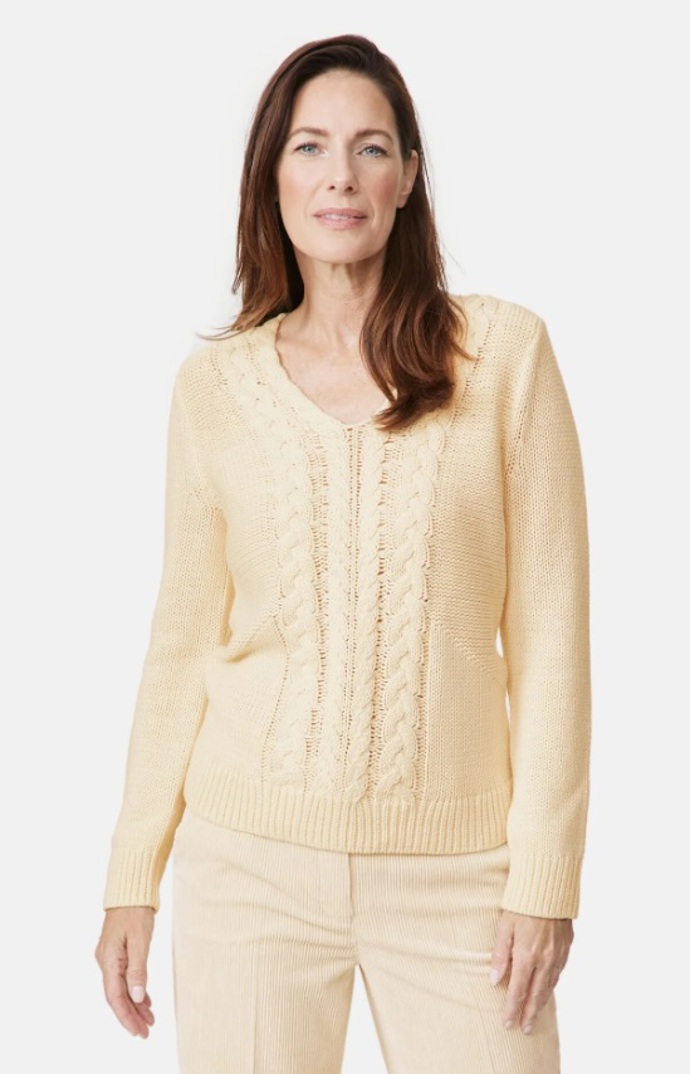 Svetr s copánkovým vzorem, Gerry Weber, 1 399 Kč
