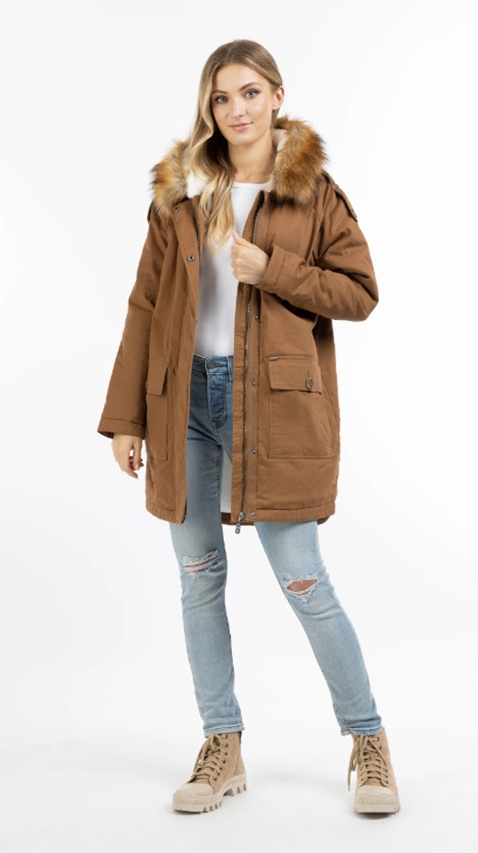 Parka s kožešinou, DreiMaster, 3 287 Kč
