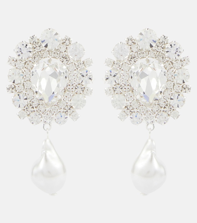 Křišťálové náušnice Crystal-embellished faux pearl clip-on earrings, Magda Butrym, 445 eur
Křišťálové náušnice Crystal-embellished faux pearl clip-on earrings, Magda Butrym, 445 eur