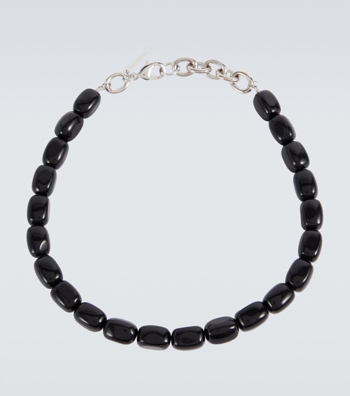 Náhrdelník z přírodních kamenů Beaded necklace, Dries Van Noten, 425 eur
