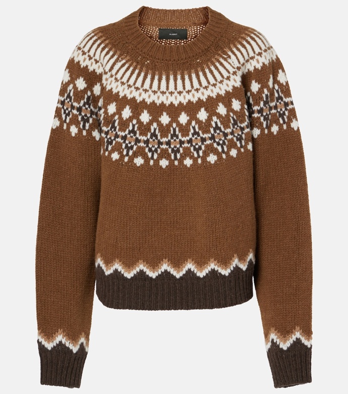 Svetr s intarsií Sweet Winter intarsia sweater, Alanue, 550 eur
