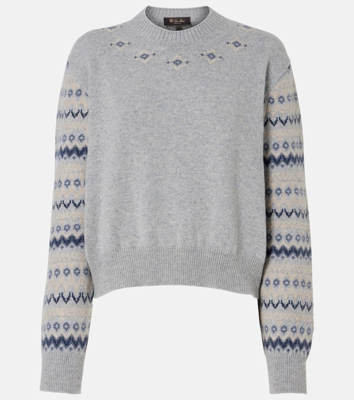 Kašmírový svetr Alpe Pile cashmere sweater, Loro Piana, 1800 eur
