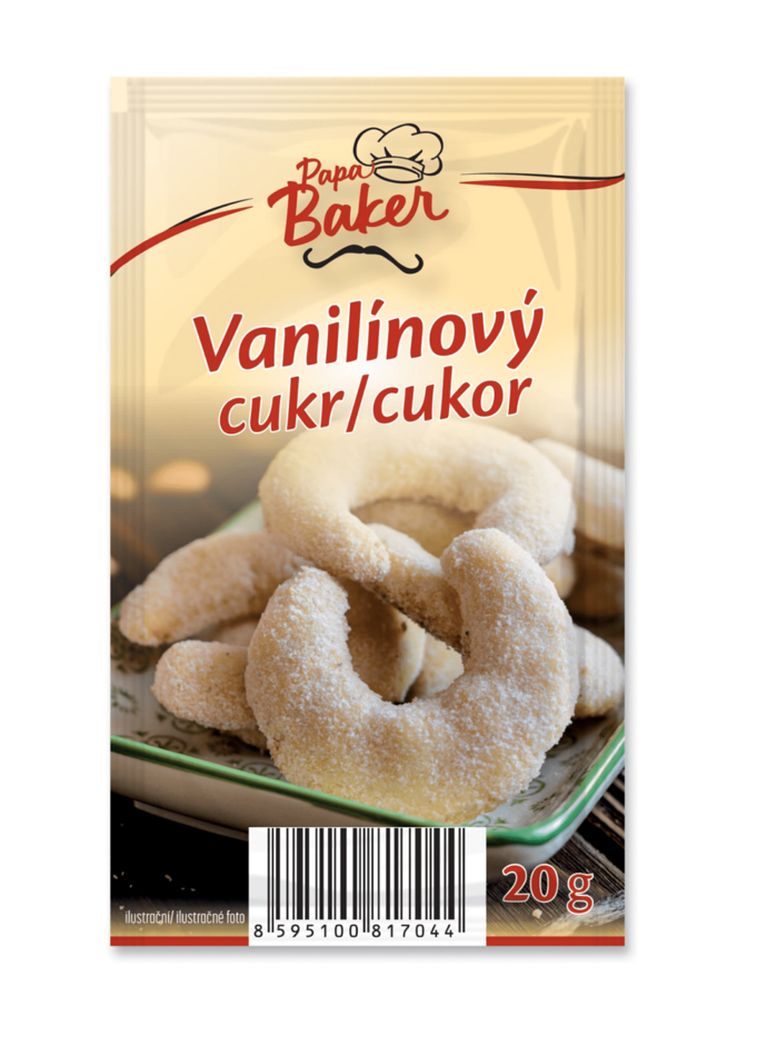 Vanilínový cukr Papa Baker, 20 g
Vanilínový cukr Papa Baker, 20 g