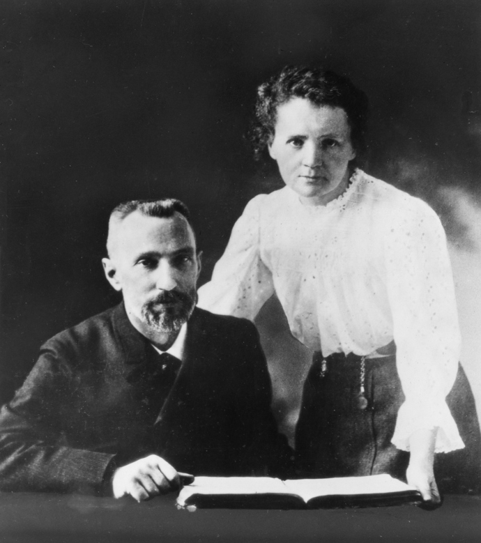 Marie a Pierre v roce 1903
Marie a Pierre v roce 1903
