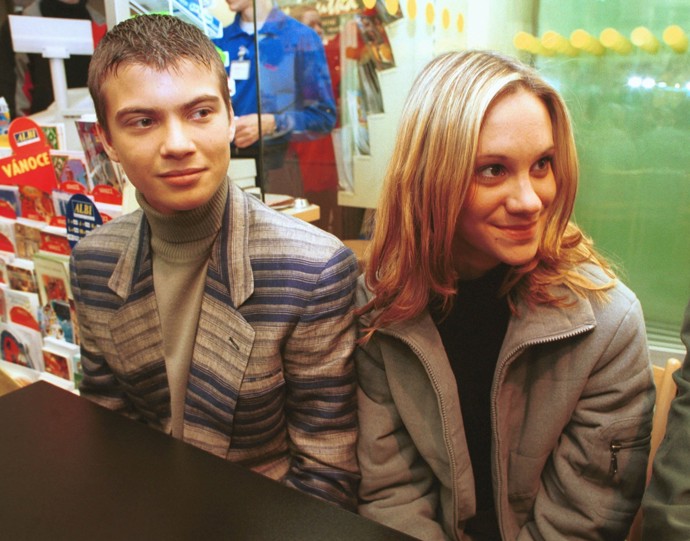 Marián Beník a Ivana Škarková alias Štěpán a Elis v roce 2000
