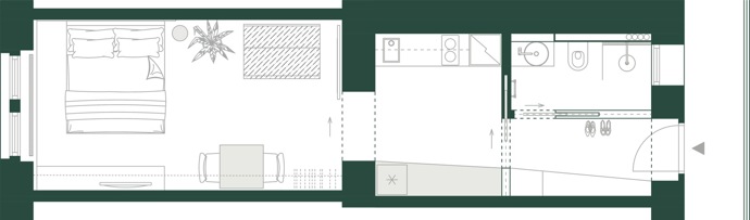 Takhle krásně to může dopadnout, když mají architekti volnou ruku. Na úzkém půdorysu bytu v pražské Libni se zdánlivě boří pravidla, jak nakládat s malým prostorem. Vyražte s Marianne Bydlení na exkluzivní prohlídku!
