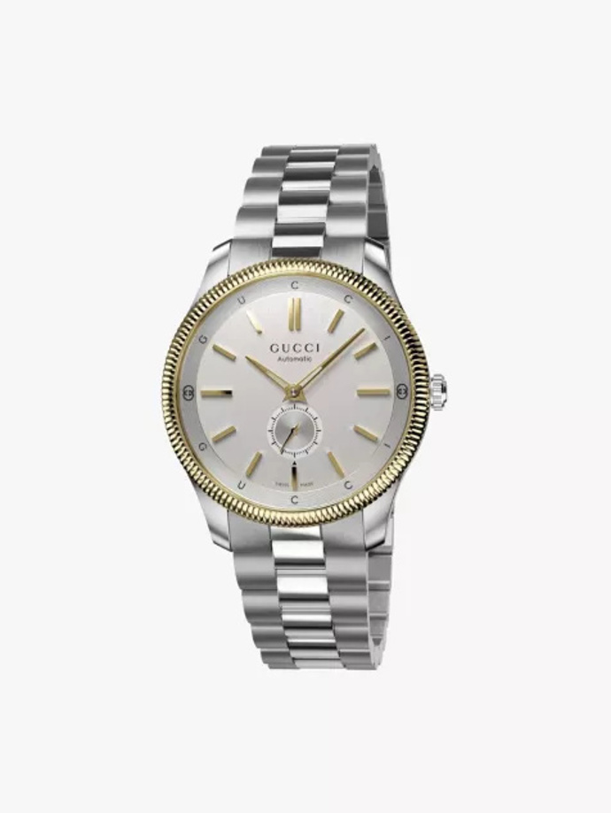 Hodinky YA126390 G-Timeless stainless-steel automatic watch, Gucci, 2400 eur
