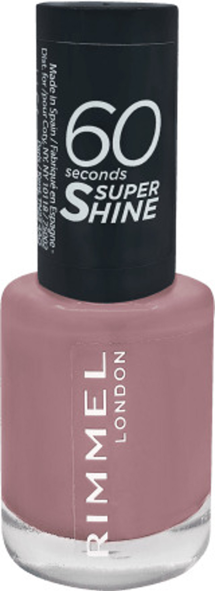 Lak na nehty 60 Seconds Super Shine odstín 230 Mauve to the Music, Rimmel London, 74,90 Kč
