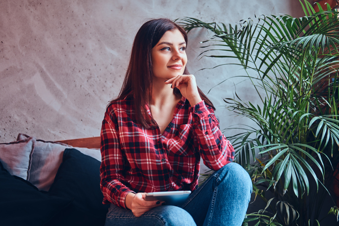 I flanelová košile může působit elegantně.
I flanelová košile může působit elegantně.