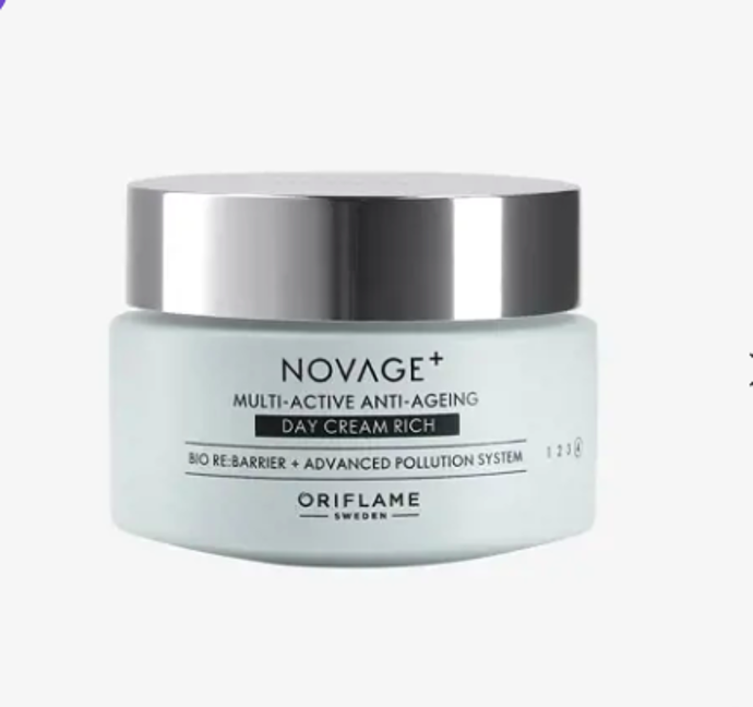 Hutný omlazující denní krém Multi-Active Novage+, Oriflame, 479 Kč
Hutný omlazující denní krém Multi-Active Novage+, Oriflame, 479 Kč