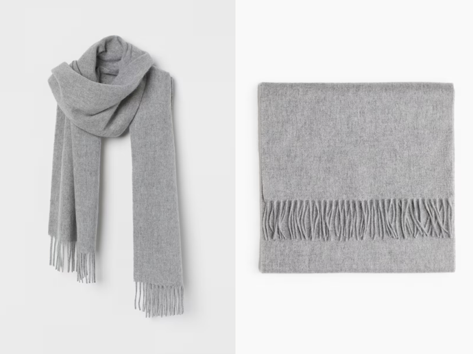 Kašmírová šála, různé barvy, H&M, 1 459 Kč

