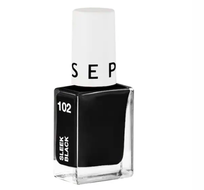 Černý lak, Sephora, 130 Kč
