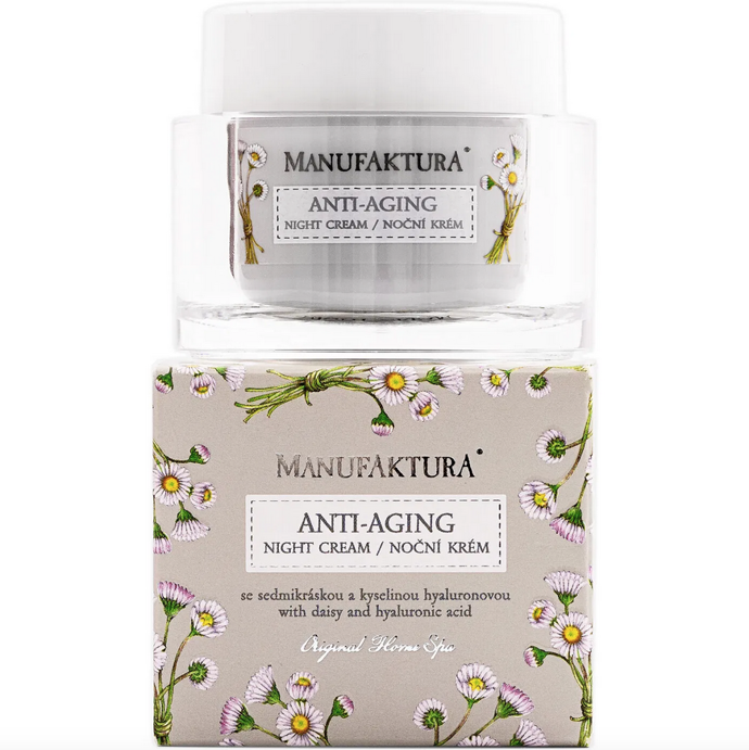 emný anti-aging noční krém pro citlivou pleť s výtažkem ze sedmikrásek, s peptidy a kyselinou hyaluronovou dlouhodobě hydratuje, vyhlazuje vrásky, přispívá k okamžitému liftingu a dodává intenzivní výživu. Zklidní pleť po dlouhém dni a dokonale podpoří regenerační a očistné procesy, které se během noci odehrávají v pokožce. 459 Kč
emný anti-aging noční krém pro citlivou pleť s výtažkem ze sedmikrásek, s peptidy a kyselinou hyaluronovou dlouhodobě hydratuje, vyhlazuje vrásky, přispívá k okamžitému liftingu a dodává intenzivní výživu. Zklidní pleť po dlouhém dni a dokonale podpoří regenerační a očistné procesy, které se během noci odehrávají v pokožce. 459 Kč