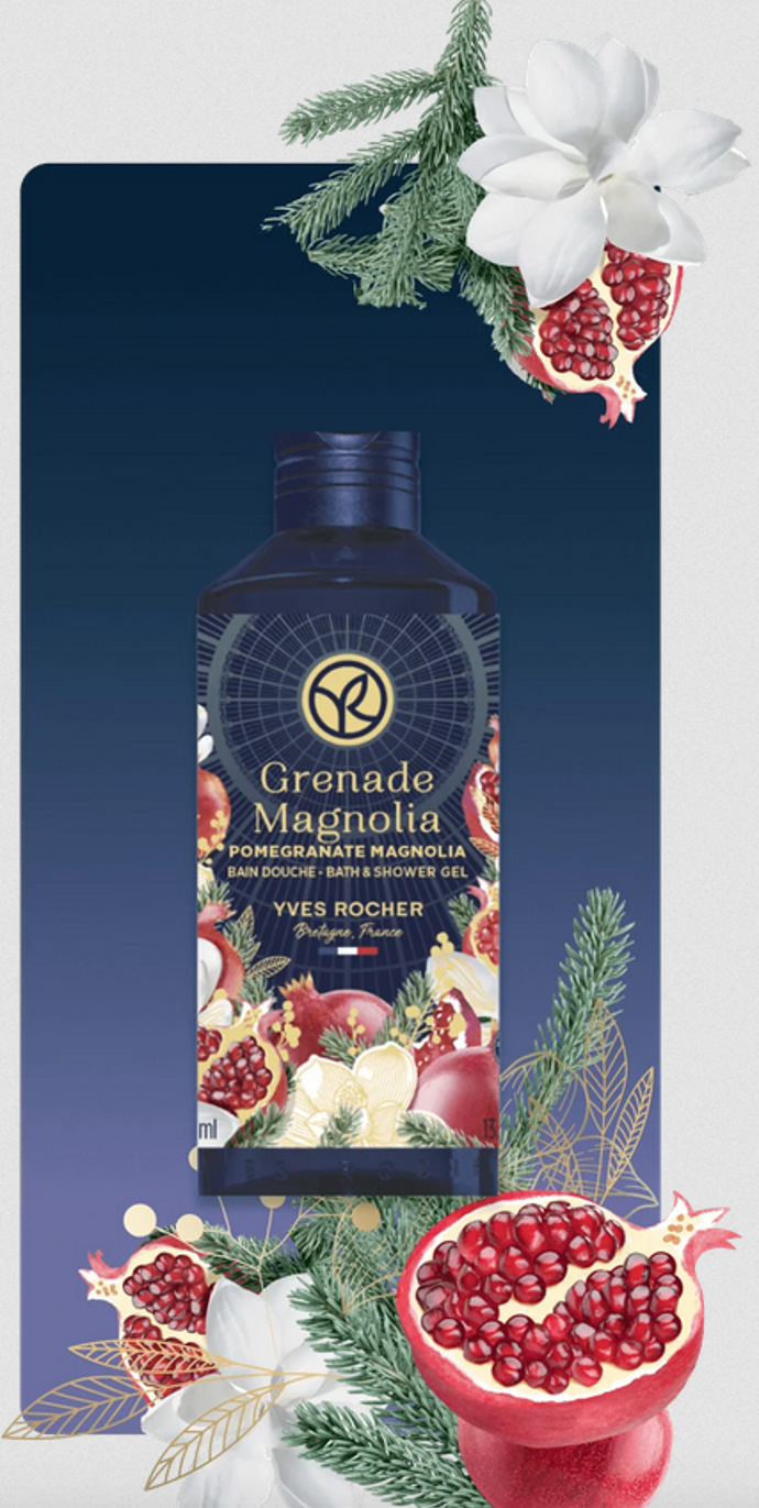 Sprchový gel Granátové jablko & magnolie, 229 Kč
Sprchový gel Granátové jablko & magnolie, 229 Kč