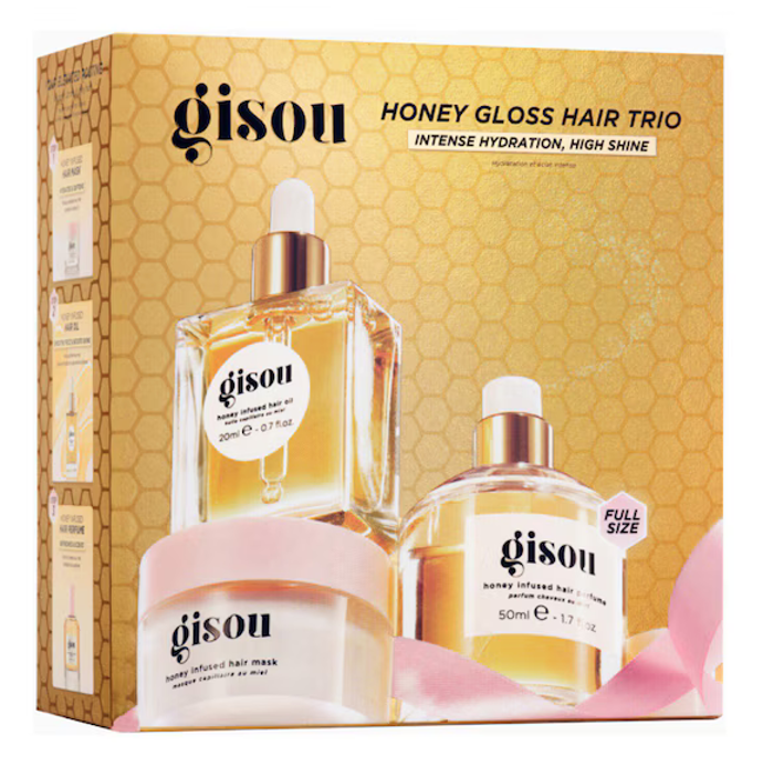 Sadu Honey Gloss Hair Trio tvoří bestsellery, které posilují hydrataci a lesk vlasů. 750 Kč
Sadu Honey Gloss Hair Trio tvoří bestsellery, které posilují hydrataci a lesk vlasů. 750 Kč