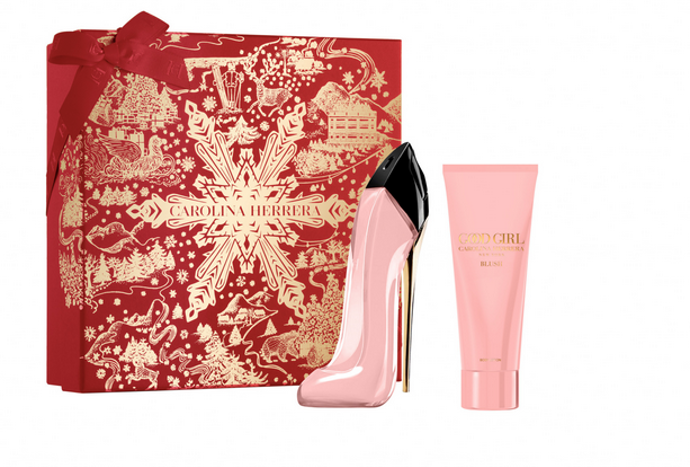 Dárkový set obsahuje vůni Good Girl Blush 80 ml a tělové mléko 100 ml. Romantický parfém s pivoňkovými tóny v srdci z exotického ylang ylang a upcyklované růžové vody kontrastuje se smyslným vanilkovým základem. 2900 Kč
Dárkový set obsahuje vůni Good Girl Blush 80 ml a tělové mléko 100 ml. Romantický parfém s pivoňkovými tóny v srdci z exotického ylang ylang a upcyklované růžové vody kontrastuje se smyslným vanilkovým základem. 2900 Kč