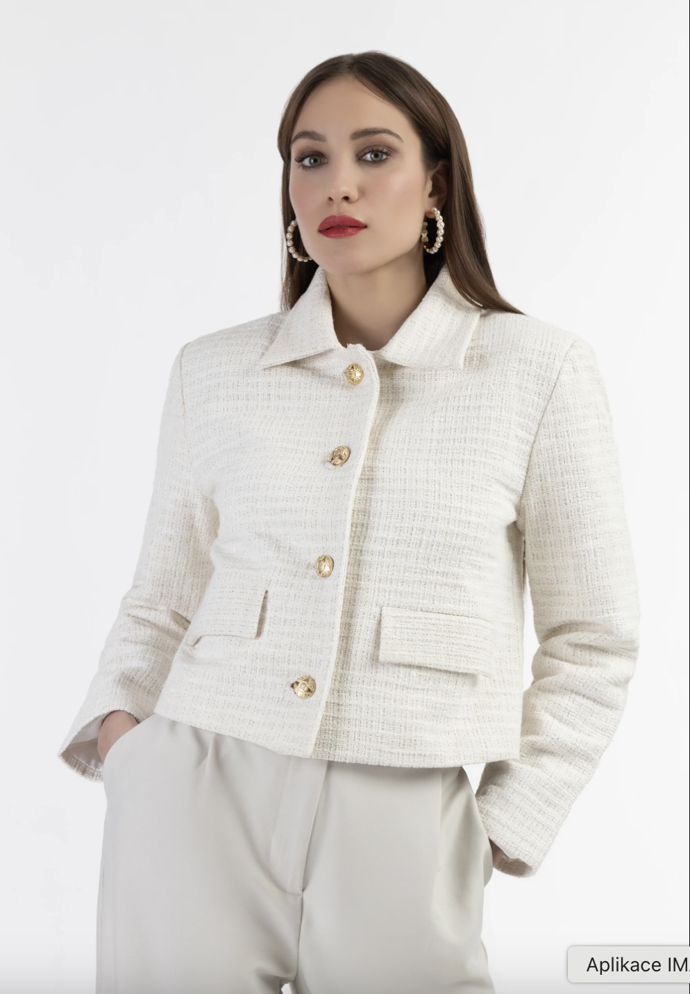 faina Sako - wollweiss, Old Money style bílá, Zalando, 2 690 Kč
