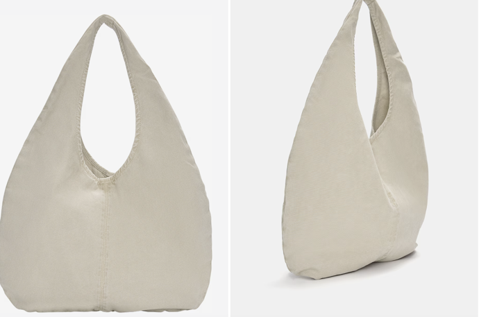 Pull&Bear Taška přes rameno, starobéžová, About You, 447 Kč
