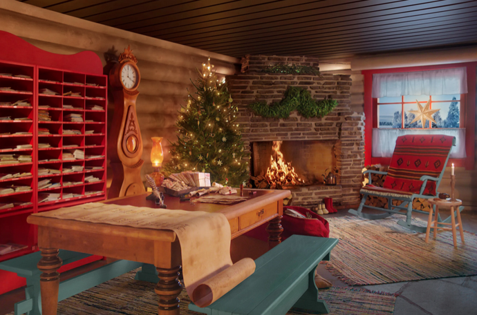 V Laponsku, nedaleko hlavního města Rovaniemi, se nachází vesnice Santa Clause, která nabízí celoroční atrakce pro rodiny, ale nejkouzelnější je samozřejmě během adventu. Pojďte se s námi do jednoho ze srubů, ve kterém je možné se ubytovat a stát se na chvilku pravým vánočním elfem. 
