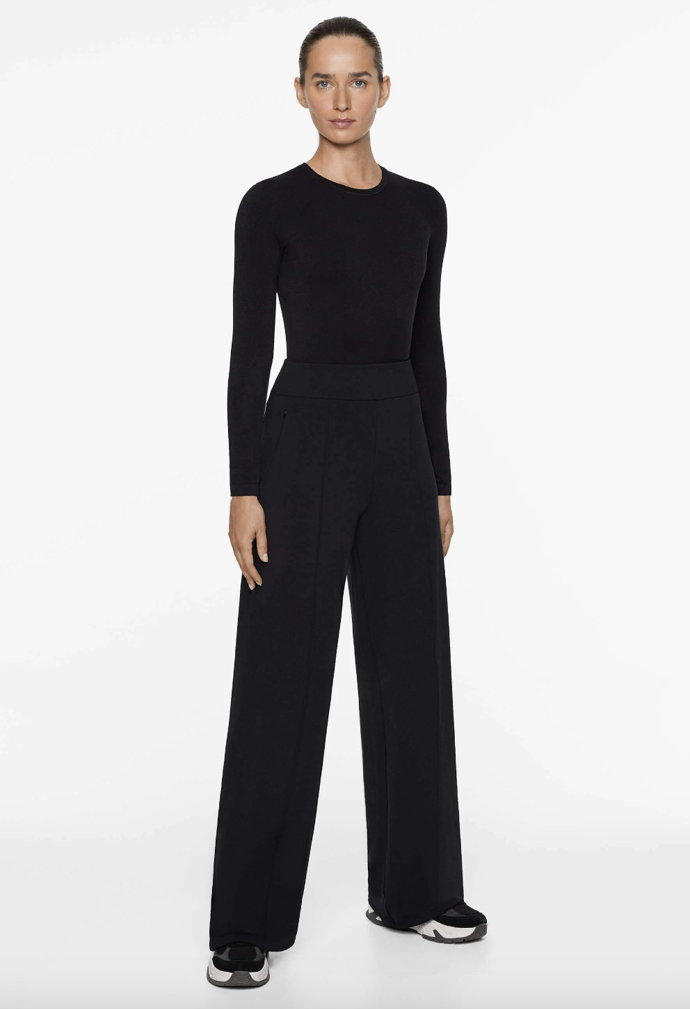 OYSHO, HIGH-RISE WARM, kalhoty s vysokým pasem, černá a béžová, Zalando, 1 299 Kč
