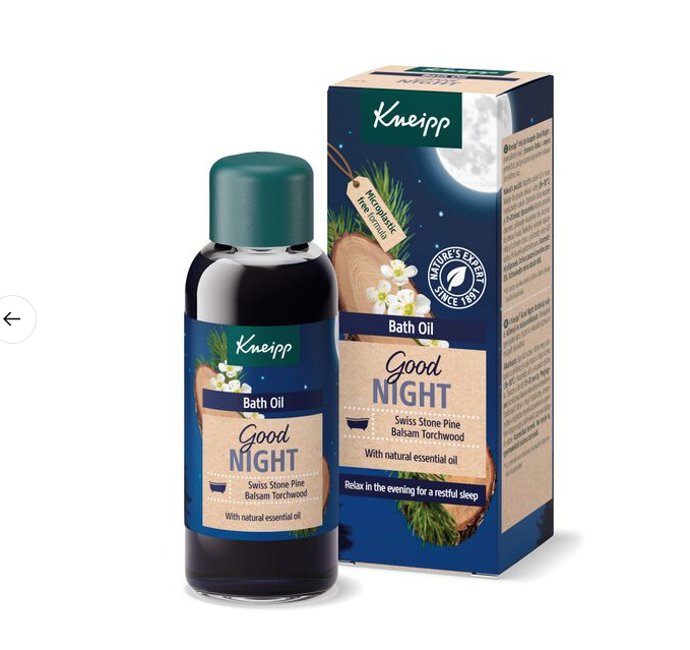 Kneipp® olej do koupele Good Night s esenciálními oleji z borovice limba a amyris jemně čistí, pečuje a poskytuje večerní relaxaci pro klidnou noc. 169 Kč
Kneipp® olej do koupele Good Night s esenciálními oleji z borovice limba a amyris jemně čistí, pečuje a poskytuje večerní relaxaci pro klidnou noc. 169 Kč