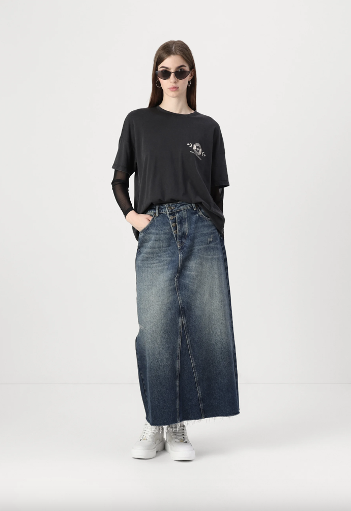 ONLY, ONLHOWARD SKIRT - Denimová sukně - dark blue denim, Zalando, 936 Kč
