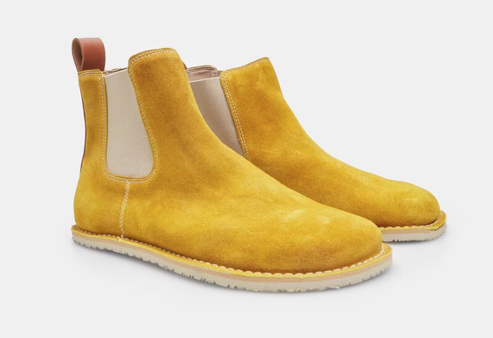 Semišové chelsea barefoot boty, 2599 Kč   
