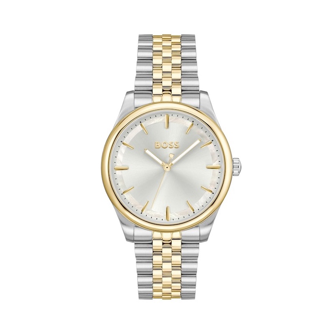 Hodinky BOSS Graceful Two-Tone Stainless Steel & Light Gold IP Bracelet Watch, Boss, 199 gbp
