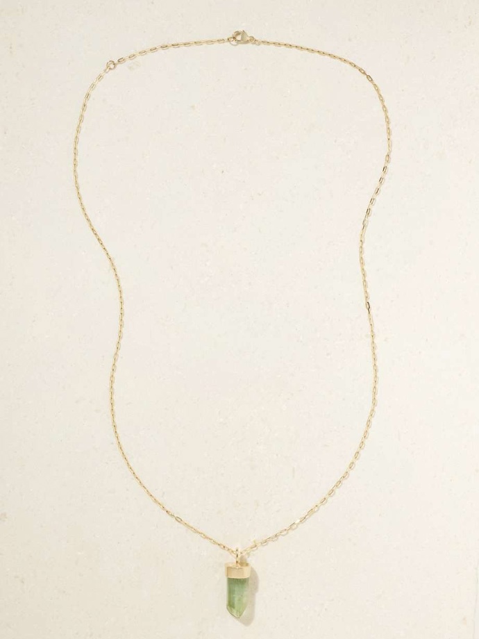 Náhrdelník s turmalínem 14-karat gold tourmaline necklace, Jia Jia, 4000 eur
