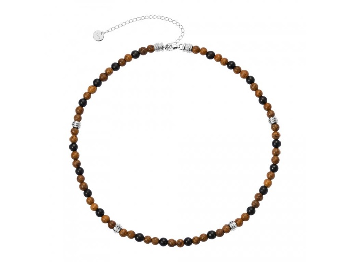Korálkový náhrdelník WOOD, Olivie, 2490 Kč
