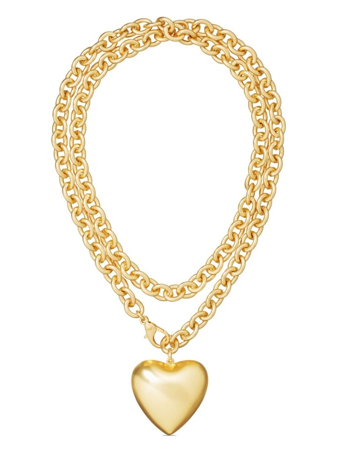 Řetěz se srdcem The Puffy Heart necklace, Roxanne Assoulin, 145 eur
