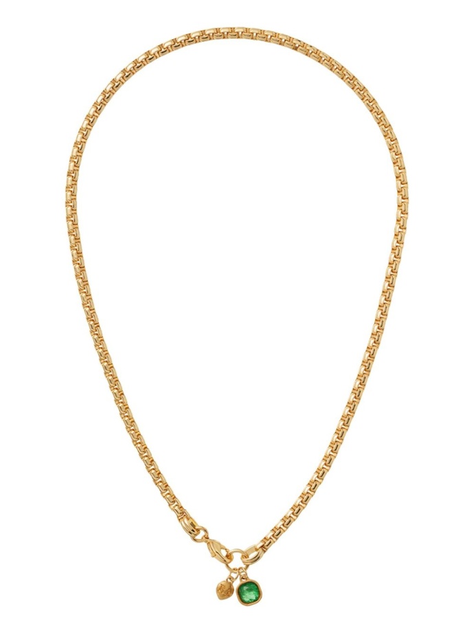 Náhrdelník se zeleným kamenem Esmeralda necklace, Roxanne Assoulin, 110 eur
