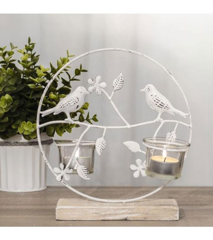 Kouzelný svícen s ptáčky od House Decor rozsvítí každou domácnost, 399 Kč
