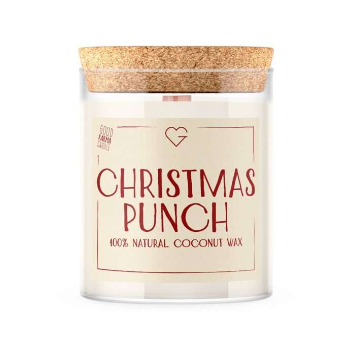 Svíčka s praskajícím dřevěným knotem - Christmas Punch, Goodie, 315 Kč
