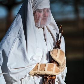Středočeská verze kostýmu Lucek není tak extravagantní.
