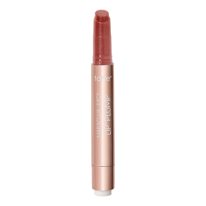 Balzám Pro Plnější Rty, Maracuja Juicy Lip Plump Shimmer Glass odstín Rosy Mauve, Tarte, 650 Kč
