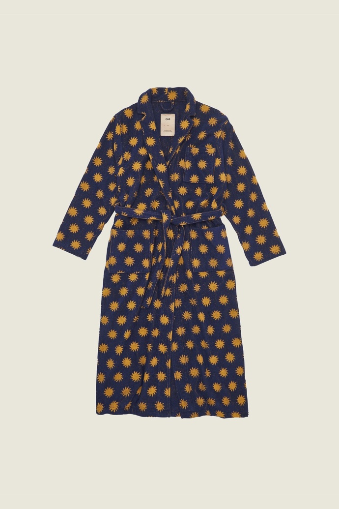 Župan se vzorem The Sunday Sun long robe, Oas Company, 220 eur

