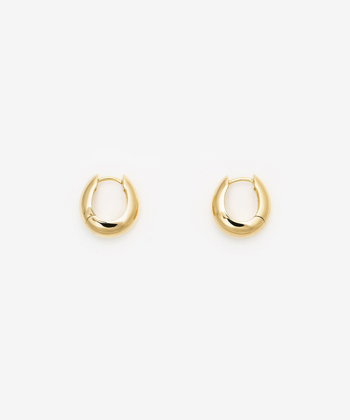 Chunky Hoops náušnice pozlacené stříbro 92, Loro Oro, 1590 Kč

