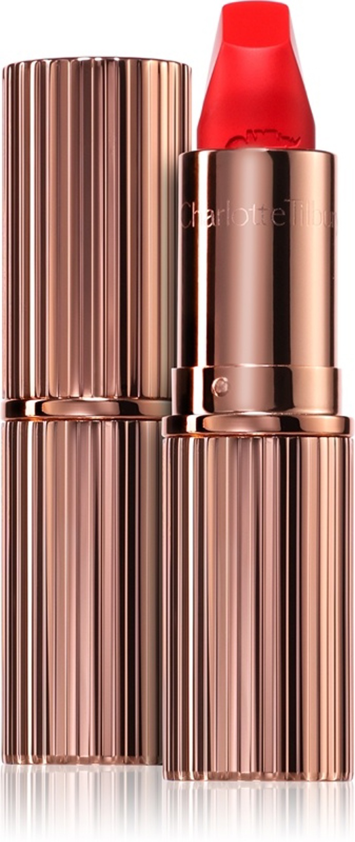 Krémová rtěnka s matným efektem Hot Lips odstín Tell Laura, Charlotte Tilbury, 911 Kč
