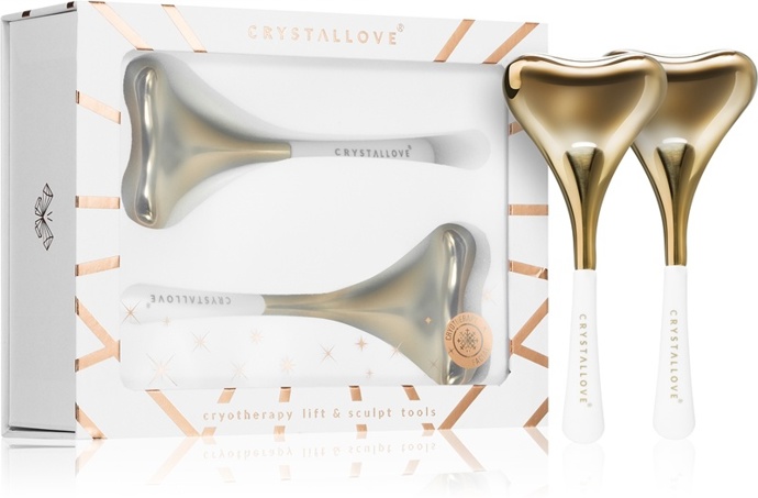Masážní pomůcka na obličej Cryo Cryotherapy Lift & Sculpt Tools, Crystallove, 1481 Kč
