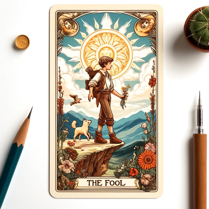 Blázen (The Fool)

Blázen symbolizuje nové začátky, svobodu a odvahu vykročit do neznáma. Tato karta naznačuje, že před vámi stojí příležitost začít od nuly, ale je třeba být připraven na nečekané zvraty. Blázen vás vyzývá k důvěře ve vlastní intuici a připomíná, že někdy musíme riskovat, abychom dosáhli velkých věcí. Upozorňuje na důležitost flexibility a otevřenosti vůči novým možnostem. Tento archetyp představuje naivitu, ale také čistou víru v budoucnost.
