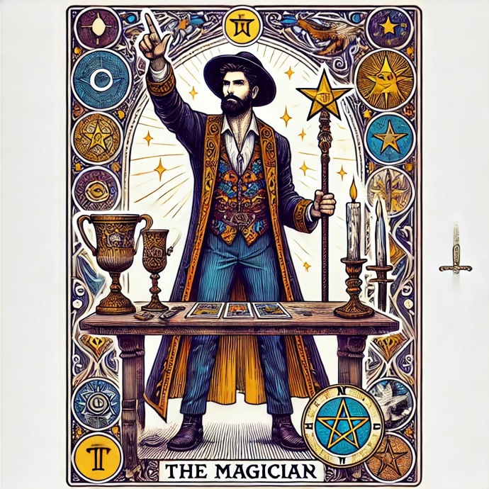 Mág (The Magician)

Mág je mistrem manifestace a schopnosti přetvářet myšlenky v realitu. Představuje sílu, která je vám k dispozici, pokud dokážete propojit vůli, kreativitu a odhodlání. Tato karta vás povzbuzuje k tomu, abyste využili své dovednosti a zdroje k dosažení cílů. Mág také varuje před manipulací a neupřímností – klíčem je čestnost. Je to karta, která podporuje sebedůvěru a ukazuje, že máte vše potřebné k tomu, abyste uspěli.
